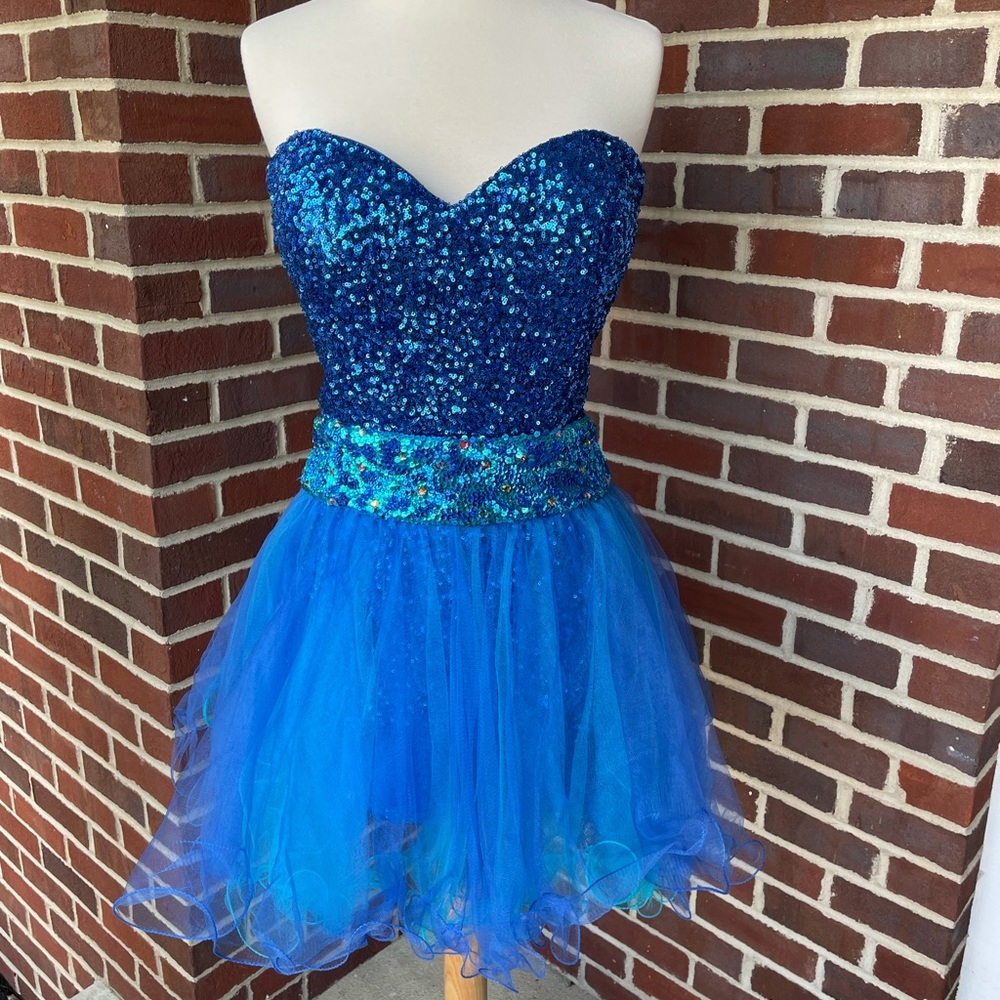 Homecoming Dress: Atelier Alyce sapphire romper